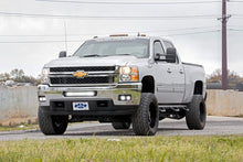 Load image into Gallery viewer, Chevrolet LED Fog Light Kit Black Series w/White DRL 11-14 Silverado HD Rough Country