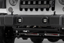 Load image into Gallery viewer, Jeep 2 Inch Cree LED Fog Light Kit Black Series 10-18 Wrangler JK Rough Country