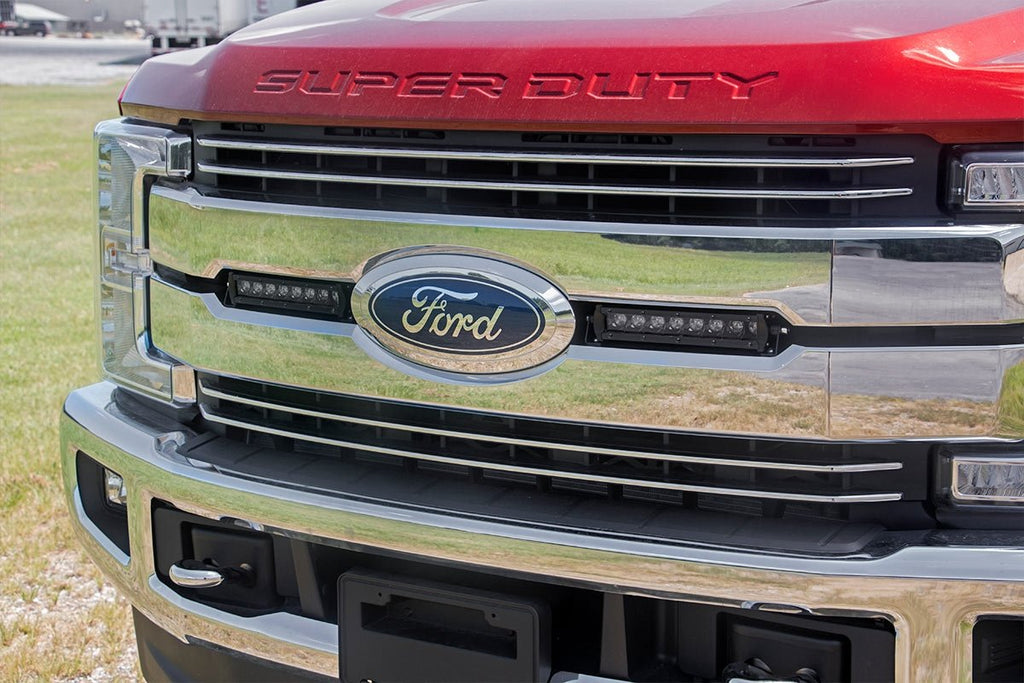 8 Inch LED Grille Kit Black Series 17-19 F-250 Lariat Rough Country