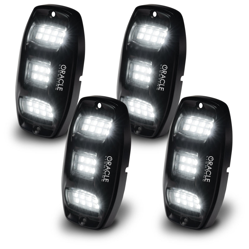 ORACLE Lighting Light Bars & Cubes Oracle Underbody  RGB+W Wheel Well Rock Light Kit - 4 PCS - ColorSHIFT SEE WARRANTY