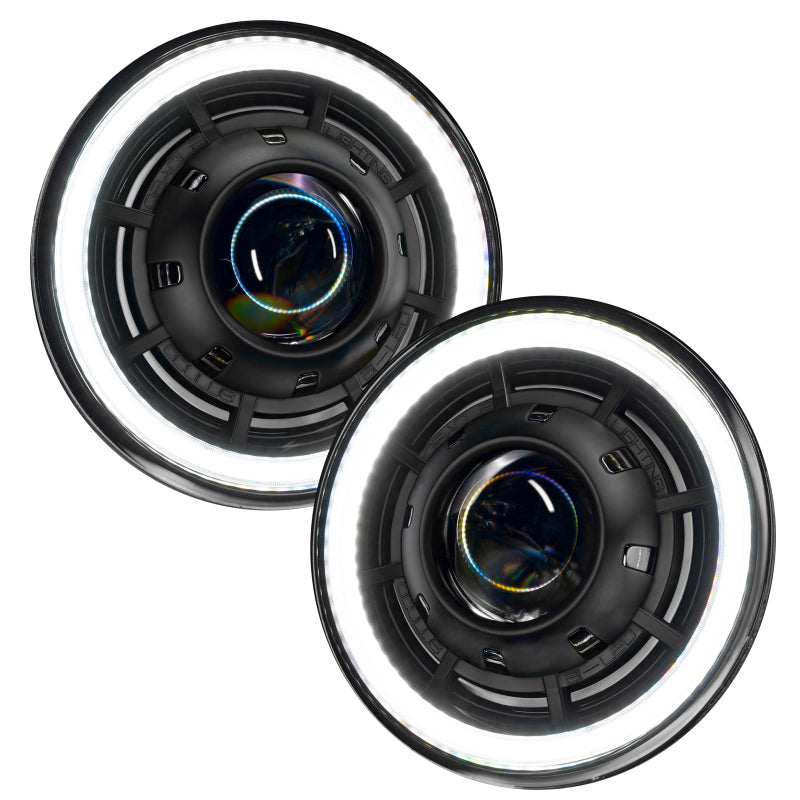 ORACLE Lighting Headlights Oracle Oculus 7in Bi-LED Projector Headlights for Jeep Wrangler JK - 6000K SEE WARRANTY