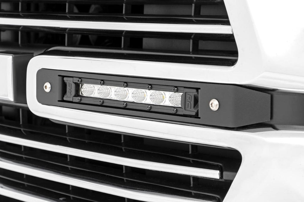 Rough Country LED Grille Kit Dodge Dual 6 Inch LED Grille Kit Chrome Series 19-20 RAM 1500 Rough Country - 70784