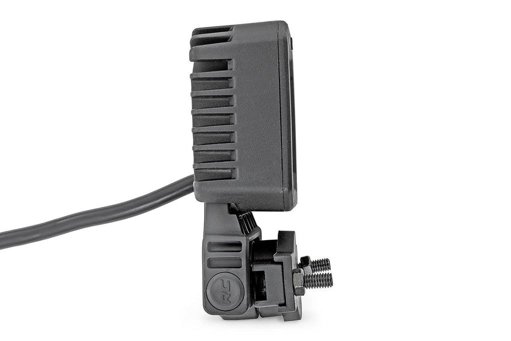 Rough Country LED Light Pods LED Light Pair 2 Inch Square Flood Swivel Mount Rough Country - 70802
