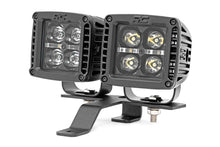 Load image into Gallery viewer, Rough Country LED Light Pods Jeep Quad LED Light Pod KitBlack Series w/White DRL 18-20 JL/20-UP Gladiator Rough Country - 70824