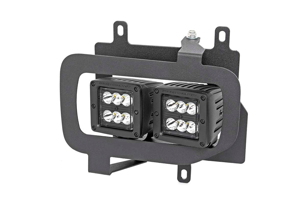 Ford LED Fog Light Kit Black Series w/ Spot Beam 15-19 F-150 Rough Country