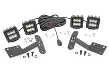 Load image into Gallery viewer, Toyota 2-inch LED Lower Windshield Ditch Kit (14-20 Tundra Black Series Spot Pattern) Rough Country