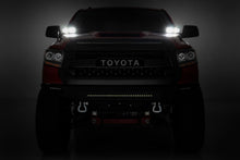 Load image into Gallery viewer, Toyota 2-inch LED Lower Windshield Ditch Kit (14-20 Tundra Black Series w/ Amber White DRL) Rough Country