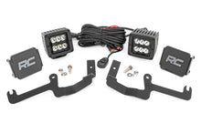 Load image into Gallery viewer, Chevy 2-inch LED Lower Windshield Ditch Kit Black Series Spot Beam For 19-20 Silverado Rough Country
