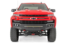Load image into Gallery viewer, Chevy 2-inch LED Lower Windshield Ditch Kit Black Series w/ White DRL For 19-20 Silverado Rough Country
