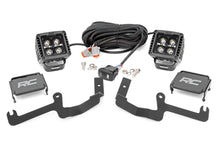 Load image into Gallery viewer, Chevy 2-inch LED Lower Windshield Ditch Kit Black Series w/ Amber DRL For 19-20 Silverado Rough Country