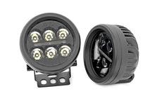 Load image into Gallery viewer, Rough Country LED Light Pods Black Series Round LED Light Pair 3.5 Inch Amber DRL Rough Country - 70900