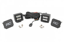 Load image into Gallery viewer, 2 Inch Square Cree LED Lights Pair Black Series, Spot Beam Rough Country
