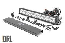 Load image into Gallery viewer, 20-inch Cree LED Light Bar Dual Row Chrome Series w/ Amber DRL Rough Country