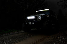 Load image into Gallery viewer, 20-inch Cree LED Light Bar Dual Row Chrome Series w/ Amber DRL Rough Country