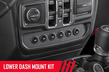Load image into Gallery viewer, MLC-6 Multiple Light Controller Lower Dash Mount Kit 18-20 Wrangler JL, 20 Gladiator JT Rough Country