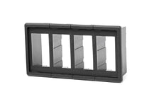 Load image into Gallery viewer, Rocker Switch Housing Kit 4 Switches Black Plastic Rough Country