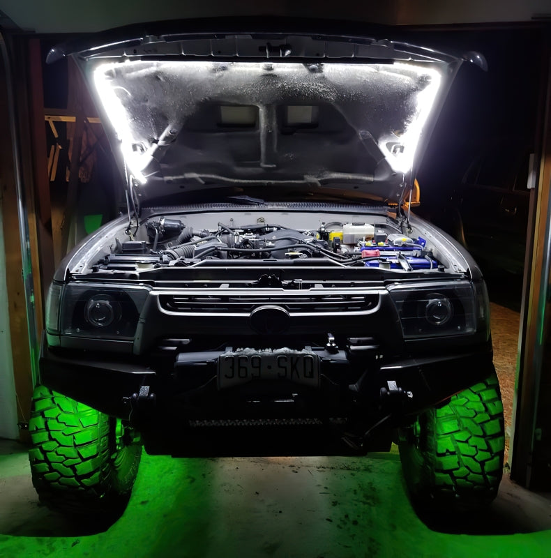 ORACLE Lighting Light Bars & Cubes Oracle Bluetooth + RF Underbody Rock Light Kit - 8 PCS - ColorSHIFT SEE WARRANTY