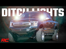 Load image into Gallery viewer, Rough Country LED Light Kit Ford 2-inch LED Lower Windshield Ditch Kit w/ Amber DRL 15-21 Ford F-150 Rough Country - 71032