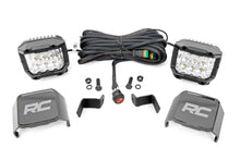 Load image into Gallery viewer, Ford 3-inch Wide Angle LED Lower Windshield Ditch Kit 15-21 Ford F-150 Rough Country