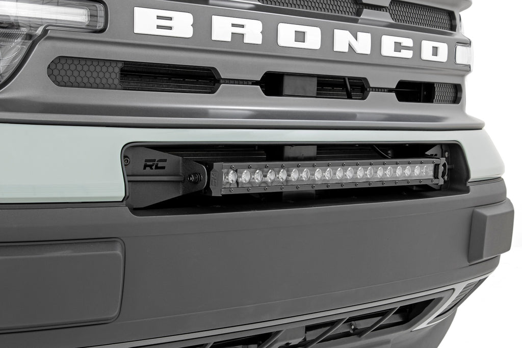 Ford 20.0 Inch LED Bumper Kit w/ Black Series White DRL LED 21-Up Ford Bronco Sport Rough Country