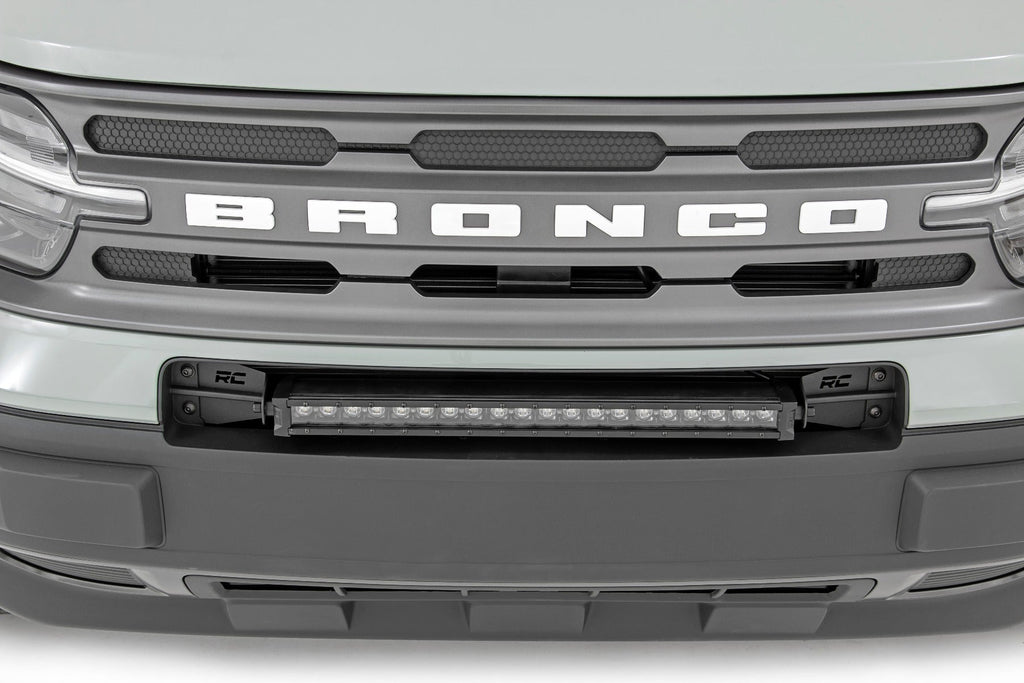 Rough Country LED Light Kit Ford 20.0 Inch LED Bumper Kit w/ Black Series White DRL LED 21-Up Ford Bronco Sport Rough Country - 71037