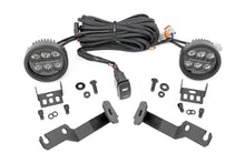Load image into Gallery viewer, LED Light Kit Ditch Mount Black Series Round 3.5 Inch Amber DRL Toyota Tacoma (05-15) Rough Country