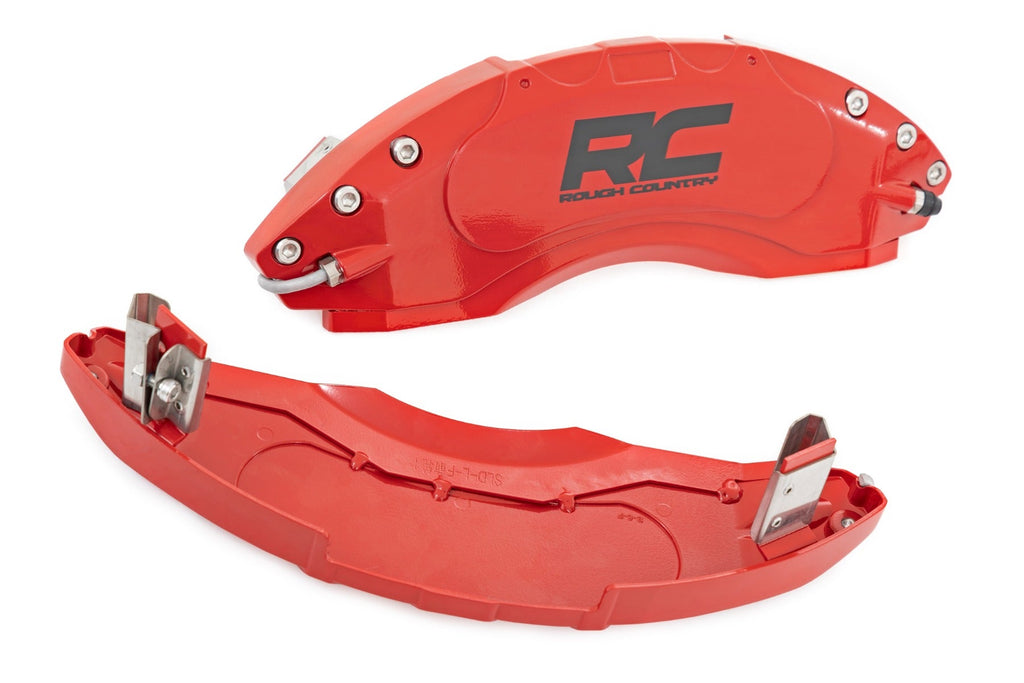 Rough Country Brake Caliper Caliper Cover Red 19-22 Chevy/GMC 1500 2WD/4WD Rough Country - 71106A