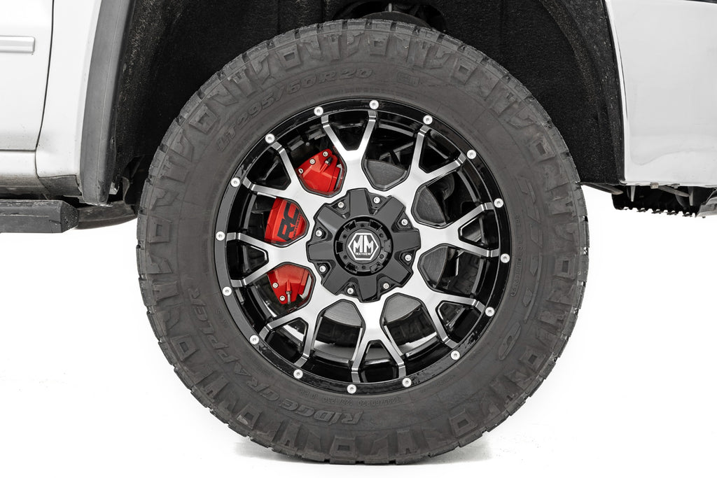 Caliper Cover Red Electric Parking Brakes 18-Up Ford Expedition F-150 Rough Country
