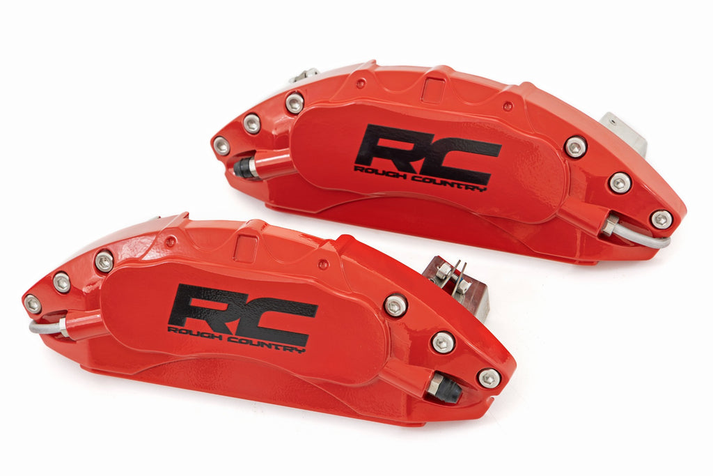 Caliper Cover Red 07-18 Jeep Wrangler JK Rough Country