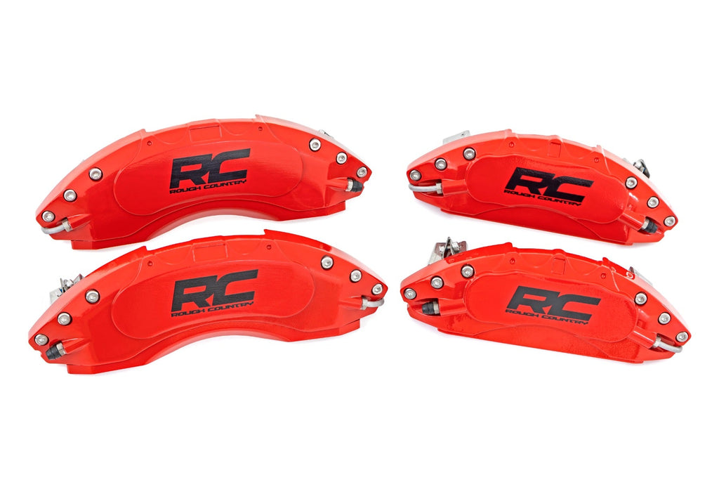 Rough Country Brake Caliper Caliper Cover Red Toyota 4Runner 2WD/4WD 03-UP Rough Country - 71149