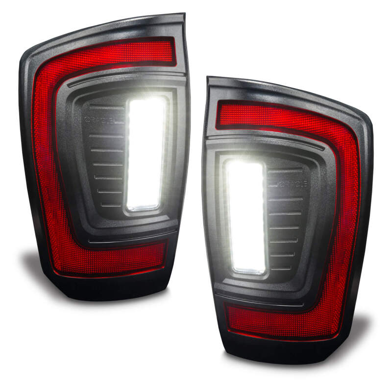 ORACLE Lighting Tail Lights Oracle Lighting 2016-2023 Gen 3 Toyota Tacoma Flush Style LED Tail Lights SEE WARRANTY