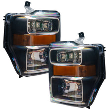 Load image into Gallery viewer, ORACLE Lighting Headlights Oracle 08-10 Ford F250/350 LED HL - Black - White SEE WARRANTY