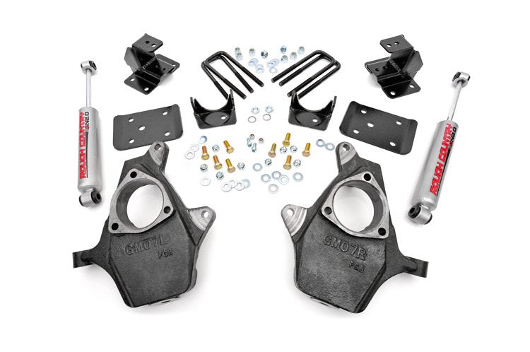 Rough Country Lift Kits 2 Inch/4 Inch Lowering Kit 99-06 Silverado/Sierra 1500 Rough Country - 722.20