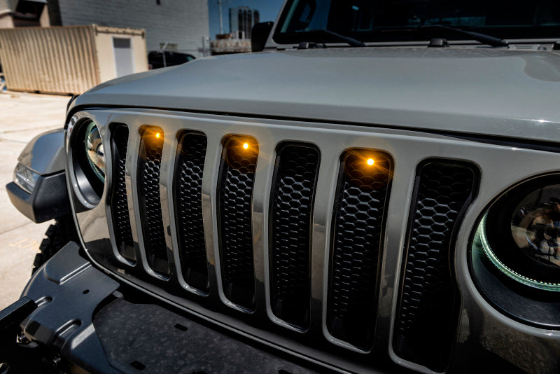 ORACLE Lighting Light Strip LED Oracle Pre-Runner Style LED Grille Kit for Jeep Wrangler JL - Amber SEE WARRANTY