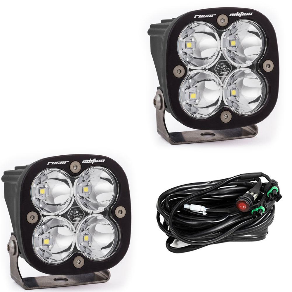 Baja Designs LED Light Pods LED Light Pods Clear Lens Spot Pair Squadron Racer Edition Baja Designs - 727801