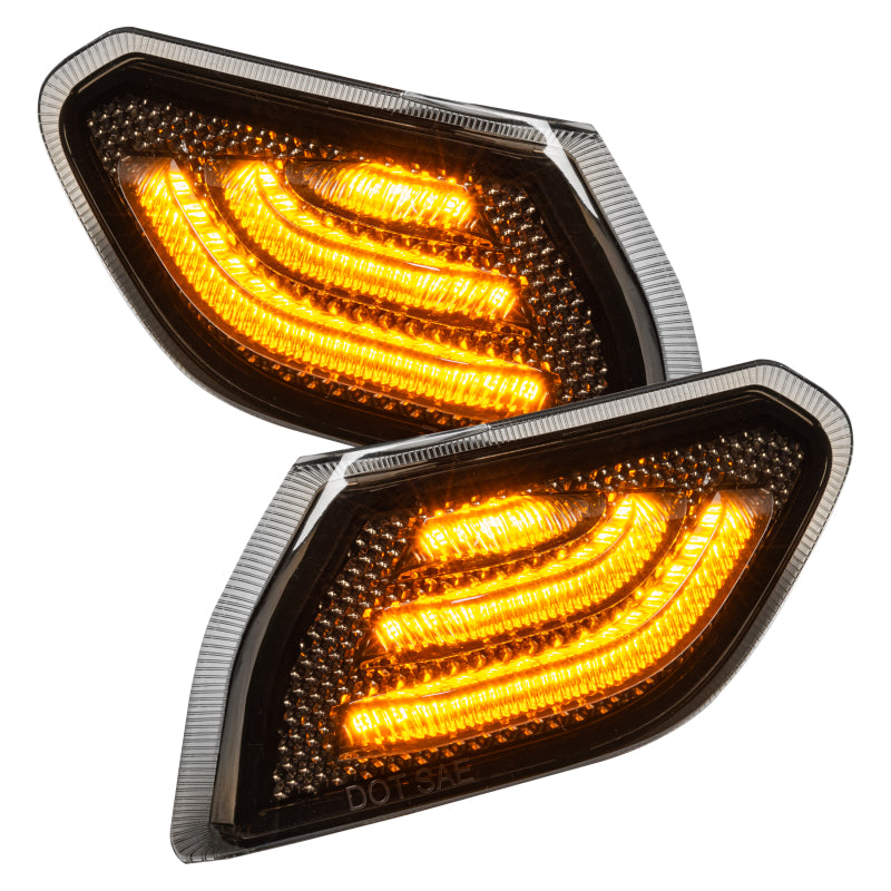 ORACLE Lighting Light Strip LED Oracle Jeep Wrangler JL Smoked Lens LED Front Sidemarkers SEE WARRANTY