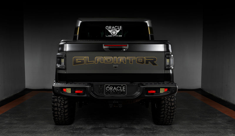ORACLE Lighting Tail Lights Oracle 2020+ Jeep Gladiator JT Flush Mount LED Tail Lights -  Tinted Lens