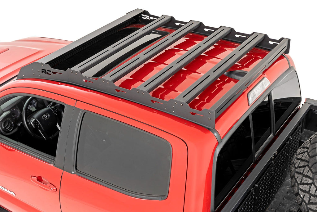 Rough Country Roof Rack Roof Rack with Front Facing 40.0 Inch LED Light 05-22 Toyota Tacoma 2WD/4WD Rough Country - 73107