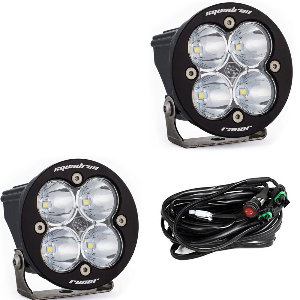 Baja Designs LED Light Pods LED Light Pods Clear Lens Spot Pair Squadron R Racer Edition Baja Designs - 737801