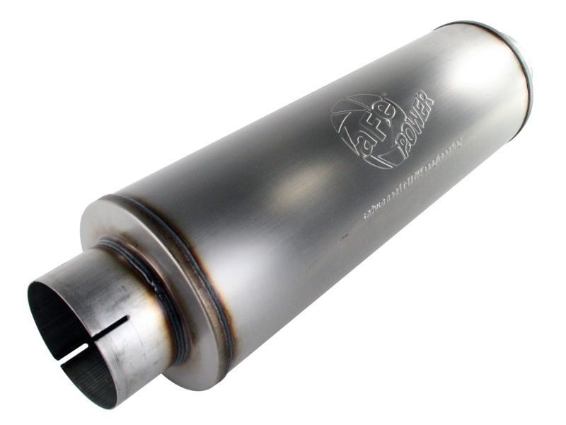 aFe Catback aFe MACHForce XP Exhausts Mufflers SS-409 EXH Muffler 5 ID In/Out 8 Dia