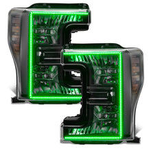 Load image into Gallery viewer, ORACLE Lighting Headlights Oracle 17-19 Ford F-250 SD Dynamic Pre-Assembled Headlights - Halogen - Black Edition - SEE WARRANTY