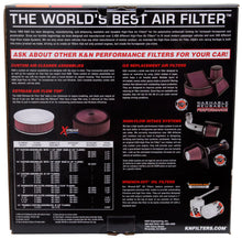 Load image into Gallery viewer, K&amp;N Engineering Air Filters - Universal Fit K&amp;N Round Air Filter Assembly 5.25in ID / 5in Height / 5.125in Neck Flange / 1 1/4in Drop Base