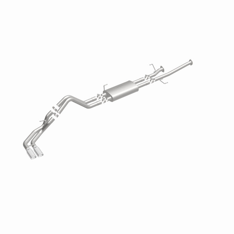 Magnaflow Catback MagnaFlow 14 Toyota Tundra V8 4.6L/5.7L Stainless C/b Exhaust Dual same side pass. rear tire