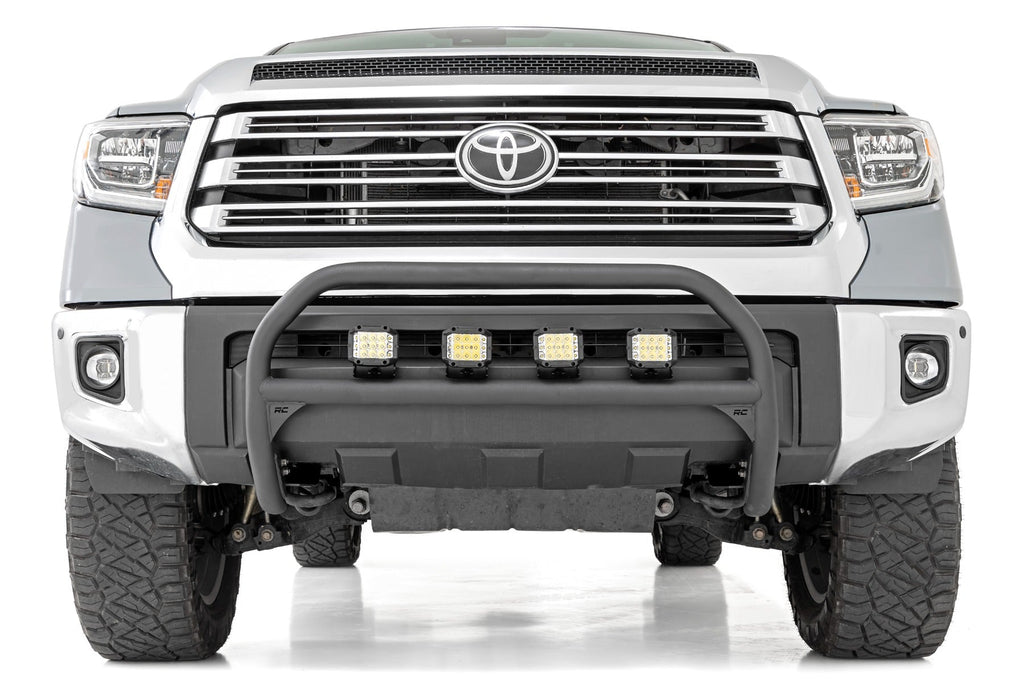 Rough Country Bumper Bull Bar Nudge Bar 20 Inch Black Series Single Row LED 07-21 Toyota Tundra Rough Country - 75002