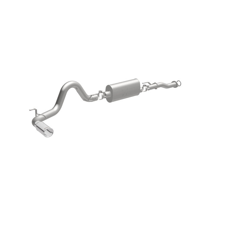 Magnaflow Catback MagnaFlow Cat-Back 2016 Toyota Tacoma 3.5L V6 SS 3in Single Pass Side Exit Rear 4in Tip