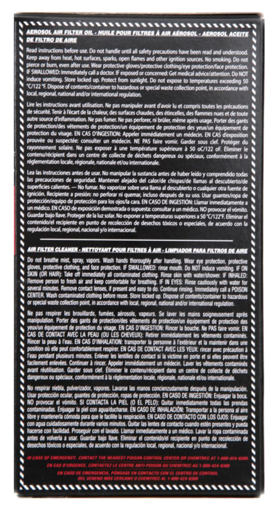 K&N Engineering Recharge Kits K&N Aerosol Oil Recharger Service Kit