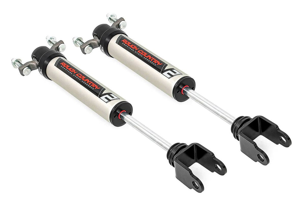 Rough Country Shock Absorber Silverado/Sierra 2500/3500 V2 Front Shocks Pair 0-3 Inch For 11-Pres Silverado/Sierra 2500/3500 HD Rough Country - 760795_A