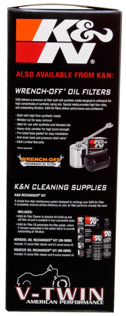 K&N Engineering Air Filters - Direct Fit K&N 88-12 Harley Davidson Sportster Screamin Eagle Element Replacement Air Filter
