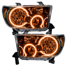 Load image into Gallery viewer, ORACLE Lighting Headlights Oracle 07-11 Toyota Tundra Pre-Assembled Headlights - Black Housing - ColorSHIFT w/ BC1 Controller