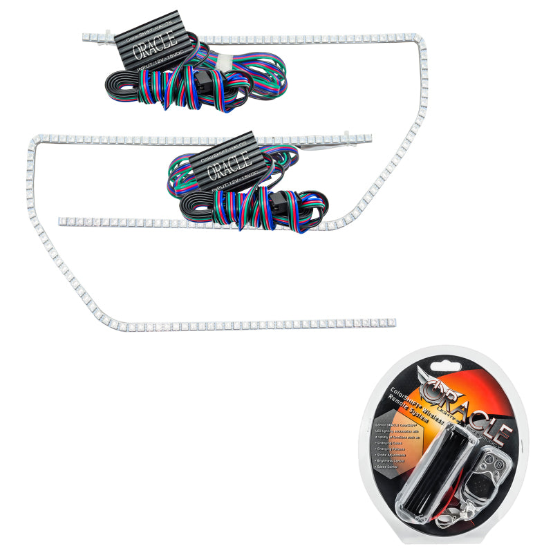 ORACLE Lighting Headlights Oracle Ford F-150/Raptor 09-14 Perimeter Halo Kit - ColorSHIFT SEE WARRANTY
